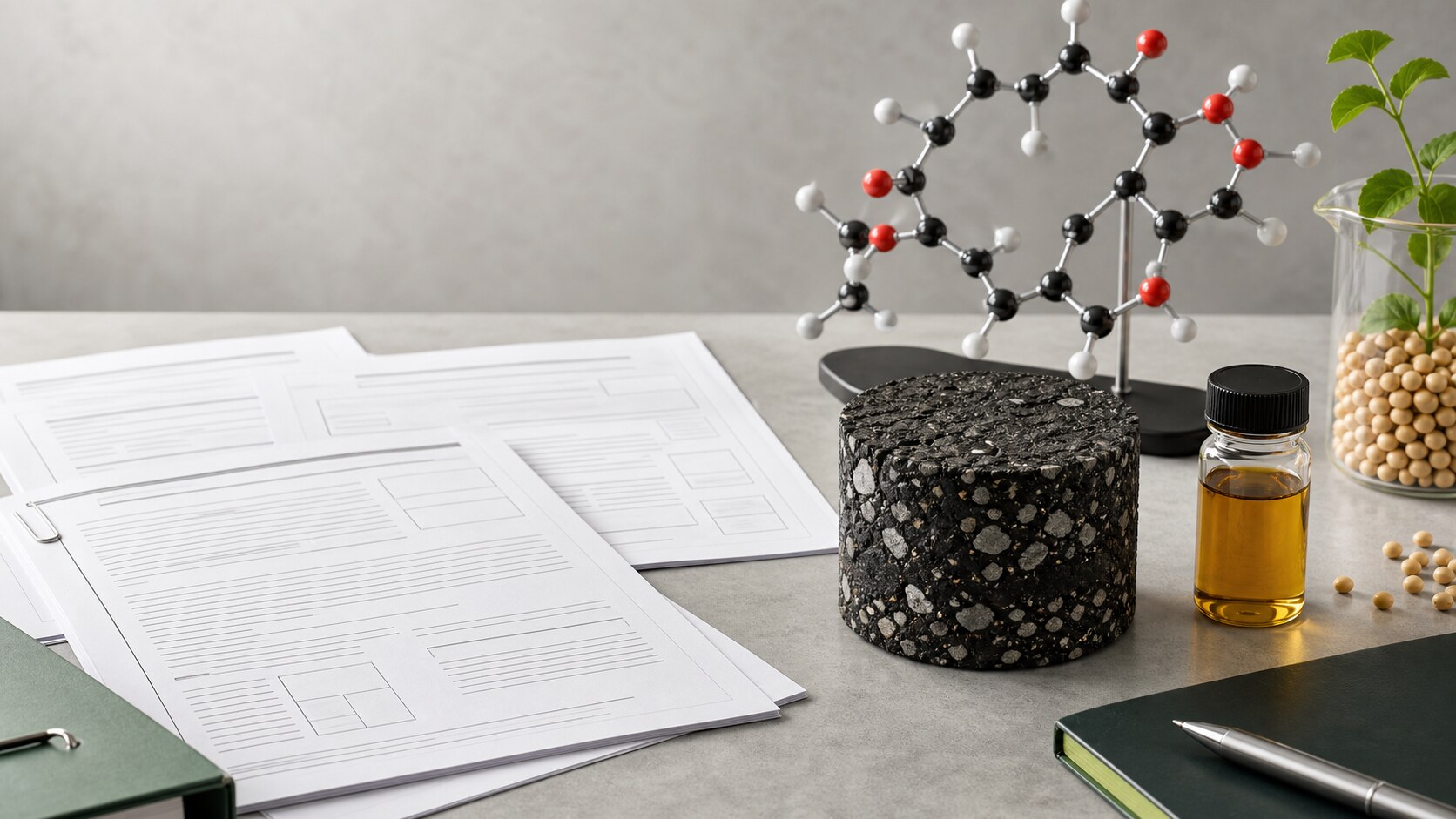 Licensed triglyceride and asphalt patents